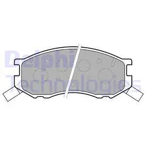 Brake Pad Set, disc brake (LP1461)