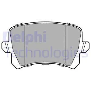 Brake Pad Set, disc brake (LP3247)
