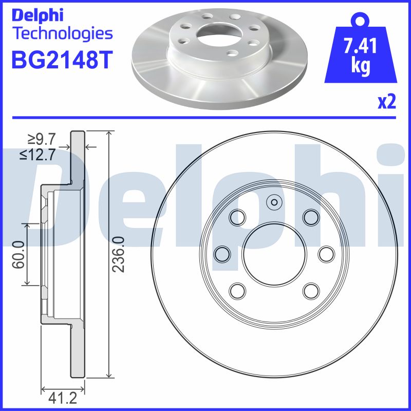 Brake Disc (BG2148T)
