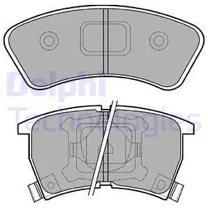 Brake Pad Set, disc brake (LP552)