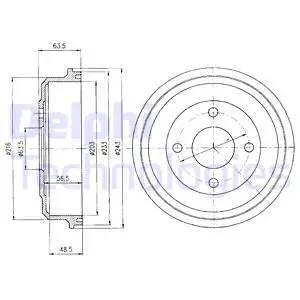 Brake Drum (BF369)
