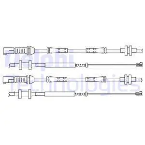 Warning Contact, brake pad wear (LZ0213)