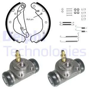 Brake Shoe Set (KP743)