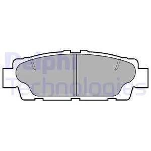 Brake Pad Set, disc brake (LP937)