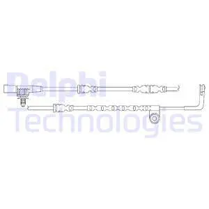Warning Contact, brake pad wear (LZ0228)