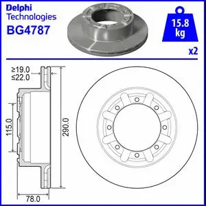 Brake Disc (BG4787)