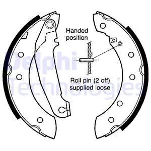 Brake Shoe Set (LS1413)