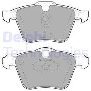 Brake Pad Set, disc brake (LP1968)