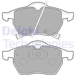 Brake Pad Set, disc brake (LP1731)