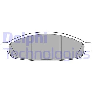 Brake Pad Set, disc brake (LP3555)