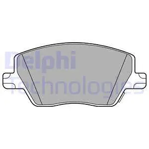 Brake Pad Set, disc brake (LP3289)