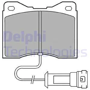 Brake Pad Set, disc brake (LP556)