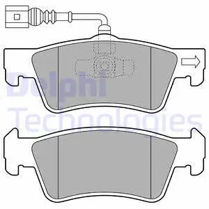 Brake Pad Set, disc brake (LP2087)