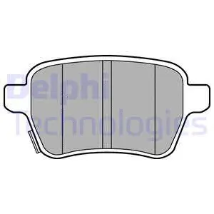 Brake Pad Set, disc brake (LP3165)
