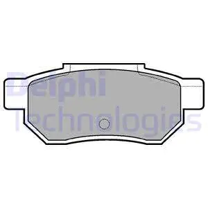 Brake Pad Set, disc brake (LP772)