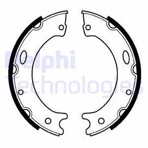 Brake Shoe Set, parking brake (LS1989)