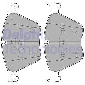 Brake Pad Set, disc brake (LP2210)