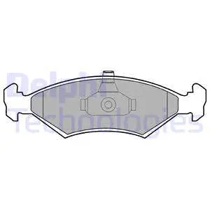Brake Pad Set, disc brake (LP1604)