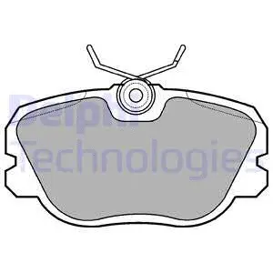 Brake Pad Set, disc brake (LP731)
