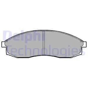 Brake Pad Set, disc brake (LP1013)