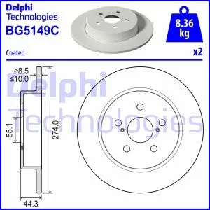Brake Disc (BG5149C)