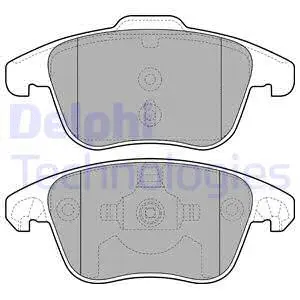 Brake Pad Set, disc brake (LP2100)