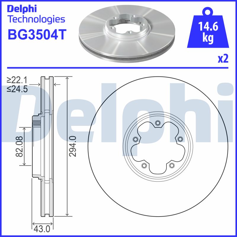 Brake Disc (BG3504T)