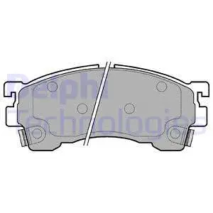 Brake Pad Set, disc brake (LP801)