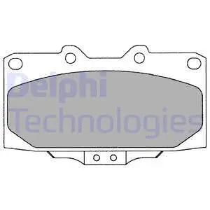 Brake Pad Set, disc brake (LP2044)
