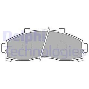 Brake Pad Set, disc brake (LP1664)