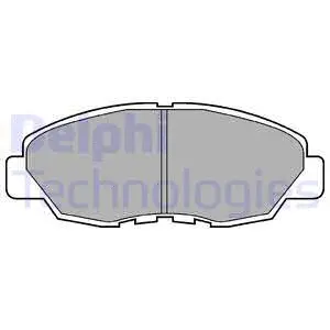 Brake Pad Set, disc brake (LP734)