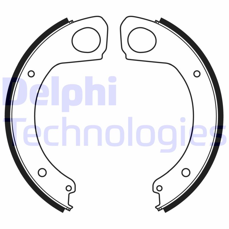 Brake Shoe Set, parking brake (LS2174)
