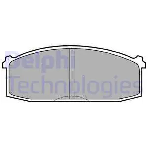 Brake Pad Set, disc brake (LP219)