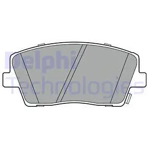 Brake Pad Set, disc brake (LP3390)