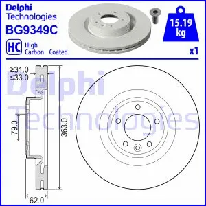 Brake Disc (BG9349C)