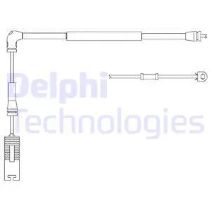Warning Contact, brake pad wear (LZ0183)