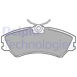 Brake Pad Set, disc brake (LP668)