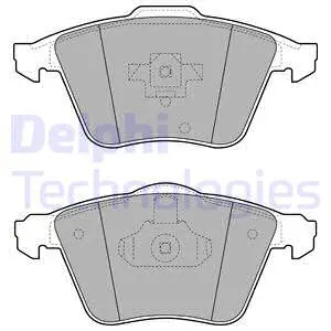 Brake Pad Set, disc brake (LP1943)
