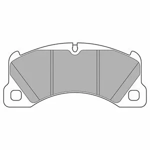 Brake Pad Set, disc brake (LP3629)
