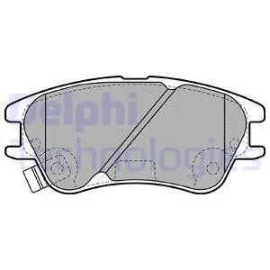Brake Pad Set, disc brake (LP2062)