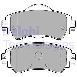 Brake Pad Set, disc brake (LP2228)