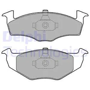 Brake Pad Set, disc brake (LP1601)