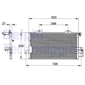 Condenser, air conditioning (TSP0225012)