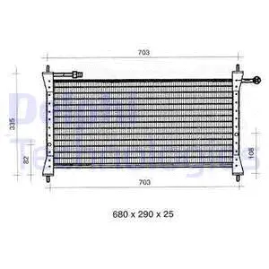 Condenser, air conditioning (TSP0225299)