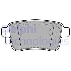Brake Pad Set, disc brake (LP2126)