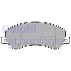Brake Pad Set, disc brake (LP2257)