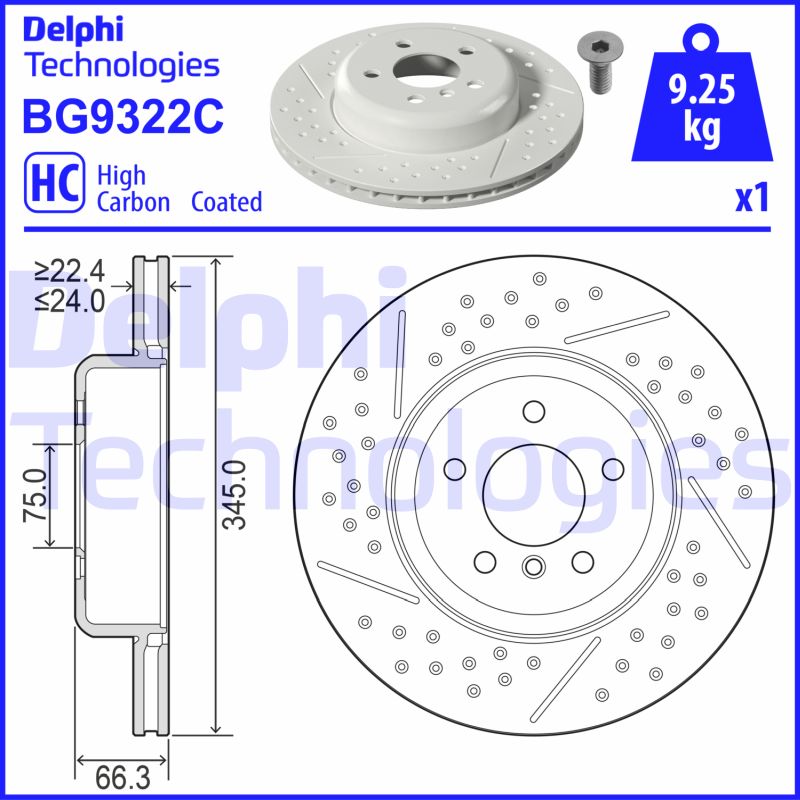 Brake Disc (BG9322C)