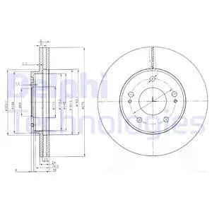 Brake Disc (BG3848)