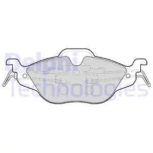 Brake Pad Set, disc brake (LP1310)