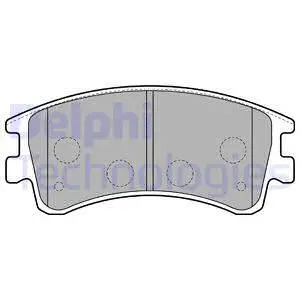 Brake Pad Set, disc brake (LP1799)